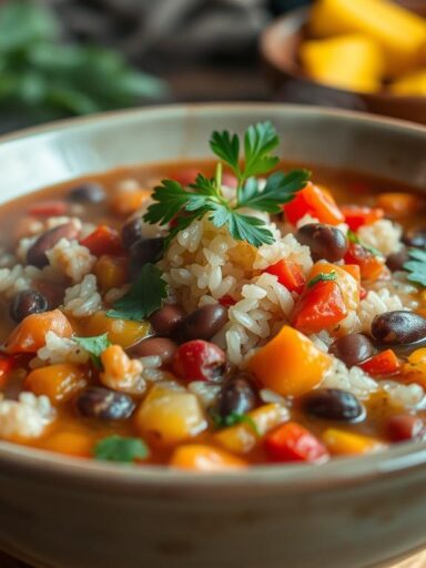 Bean and Rice Soup