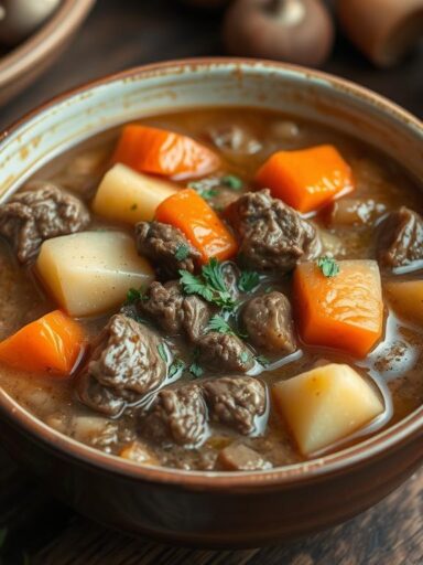Beef Stew With Mushroom Soup
