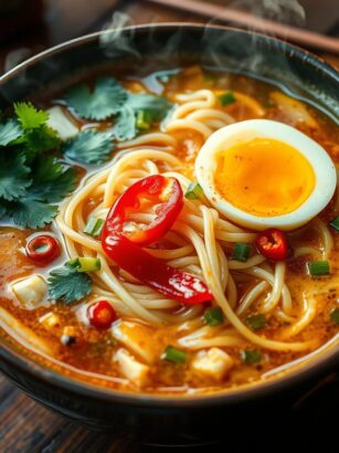 Spicy Asian Noodle Soup