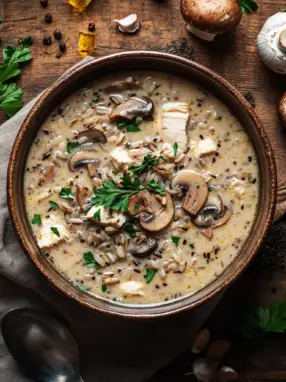 Mushroom Chicken Soup