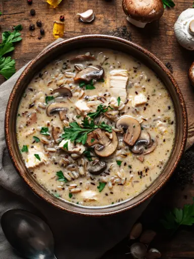 Mushroom Chicken Soup