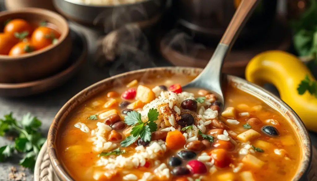 simple bean rice soup simple bean rice soup