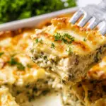 White Chicken Skillet Lasagna