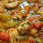 Crock Pot Cheeseburger Soup
