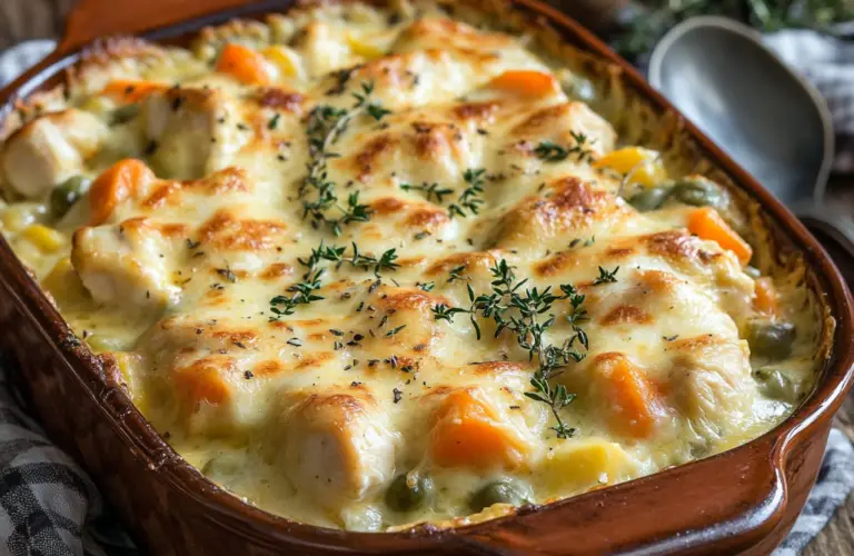 Simple Chicken Vegetable Casserole
