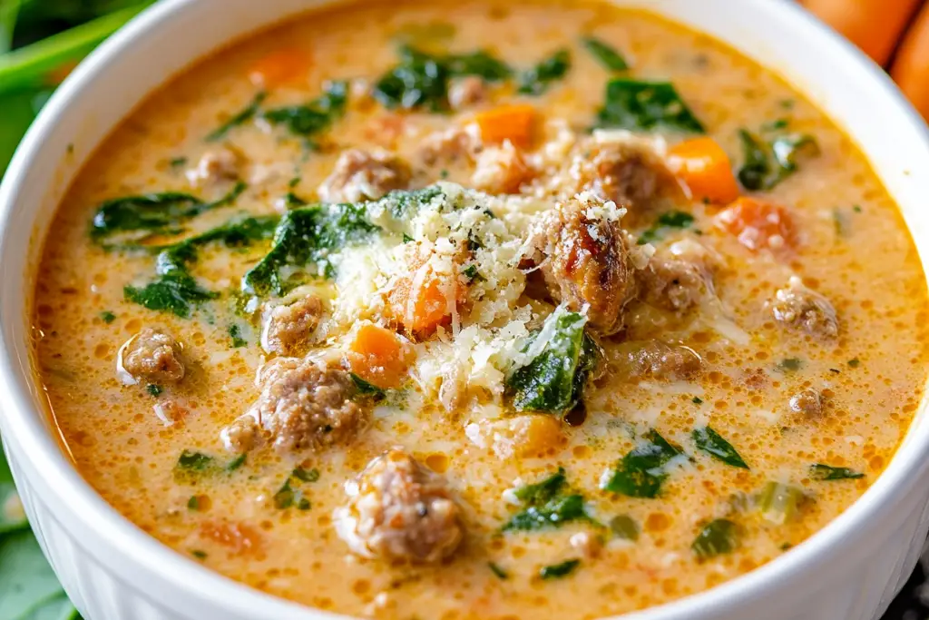 Creamy Parmesan Sausage Soup