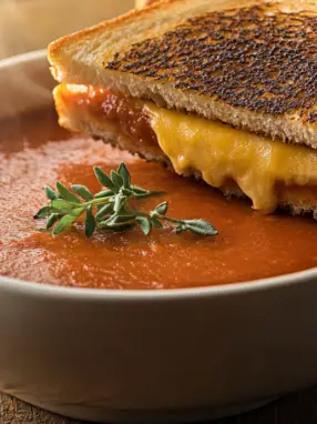 Tomato Soup Grilled Cheese