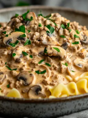 Ground Beef Stroganoff