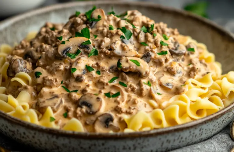 Ground Beef Stroganoff