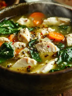 Chicken and Spinach Soup