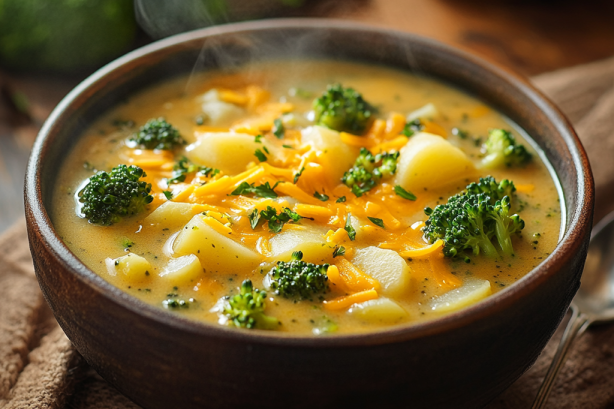 Potato Broccoli Cheddar Soup
