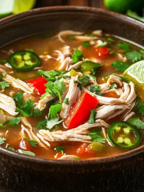 Spicy chicken soup