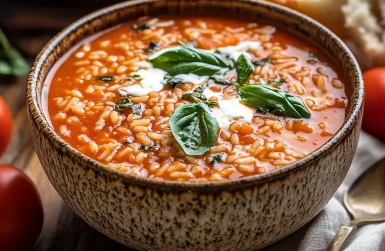 Tomato Rice Soup Recipe