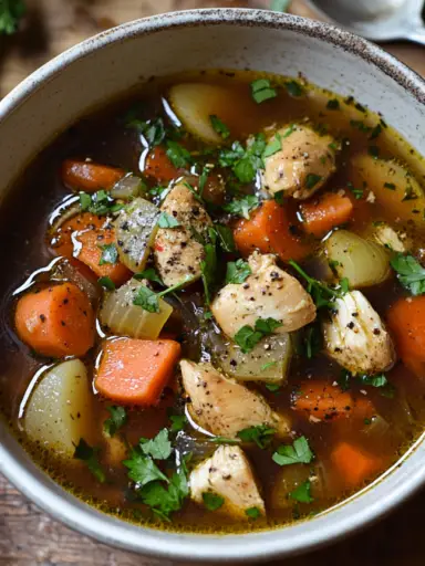 Vegan Chicken Noodle Soup