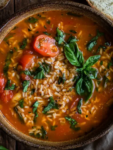 Tomato Rice Soup
