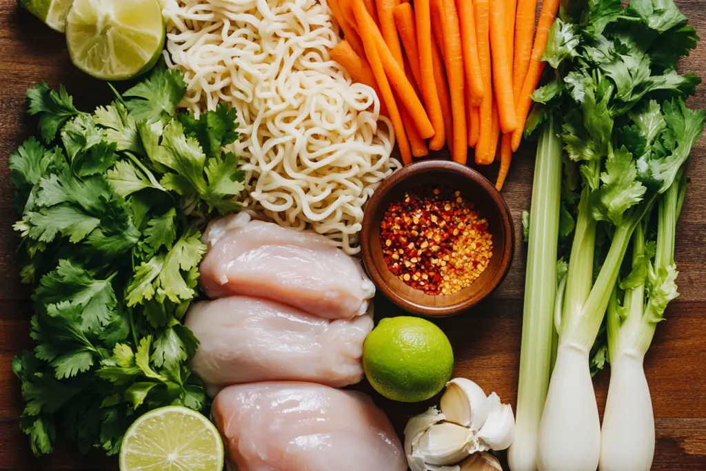 Spicy Chicken Noodle Soup