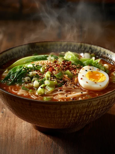 Sesame Soy Garlic Noodle