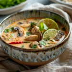Creamy Tomato Basil Orzo Soup with Parmesan