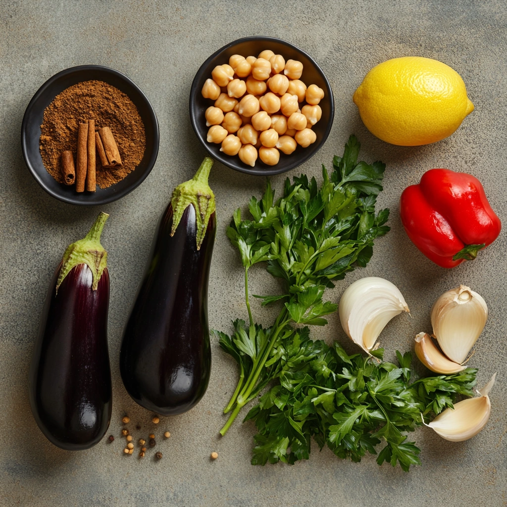 Spiced Eggplant & Chickpea Stew