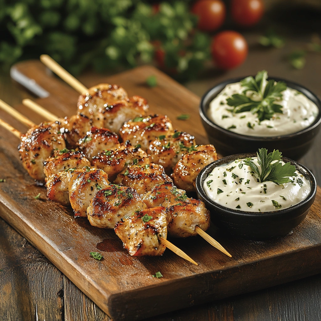 Grilled Chicken Kebabs
