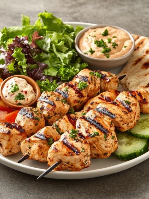Grilled Chicken Kebabs