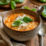 Savory Breakfast Soup with Eggs and Spinach